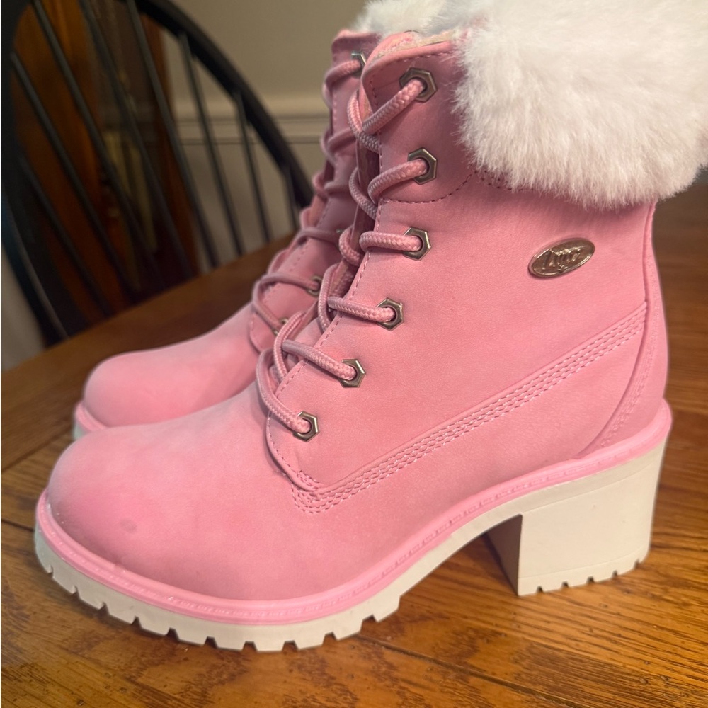 LUGZ Cozy Pink Women's Winter Boots - Picture 3 of 8